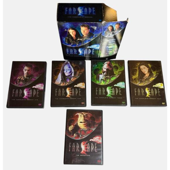 Farscape: The Complete Series (DVD, 26-Disc Box Set) – A&E / Jim Henson – Sci-Fi - Picture 1 of 16